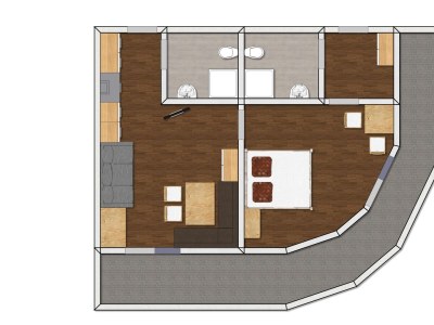 Apartment JOHANNA APT/2 Schlafräume/DU/WC - Features photo 37