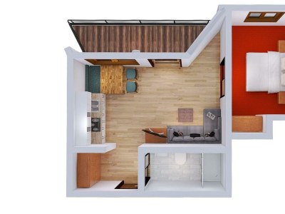 Apartment App. 6 Panorama (1-4 Per.) 1 Schlafraum, DU,WC - Features photo 59