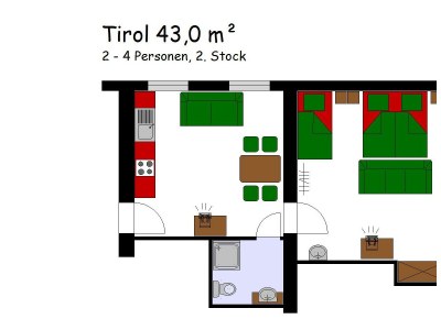 Apartment Tirol-Apartment/1 Schlafraum/Dusche, WC - Features photo 52
