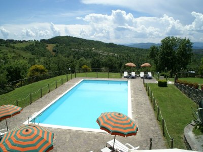 Holiday house Ferienhaus in Città di Castello mit Pool - Outdoor photo 9