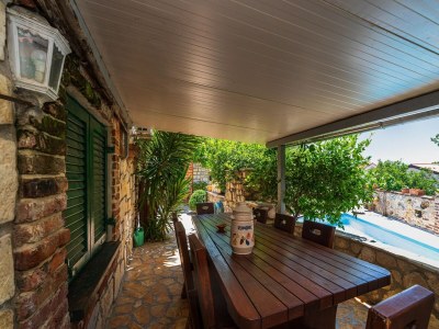 Holiday house Ferienhaus Maslenica mit Meerblick und Pool - Outdoor photo 8