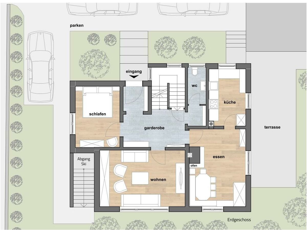 Apartment Appartement/Fewo, Dusche, WC, 4 oder mehr Schlafrä - Outdoor photo 2