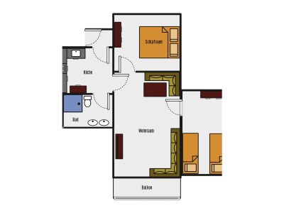 Apartment Top 22 for 2-4 people / 3rd floor - Document photo 12