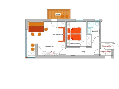 Apartment 4-Personenwohnung Nr. 6 - Features photo 27