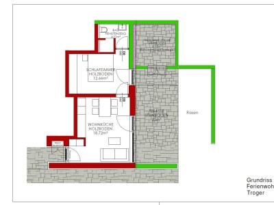 Apartment Appartement/Fewo, Dusche, WC, 1 Schlafraum - Outdoor photo 10