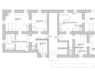 Apartment Appartement/Fewo, Bad, WC, 2 Schlafräume - Outdoor photo 24