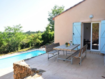 Villa Hillside Villa with Pool, Joyeuse - Outdoor photo 2