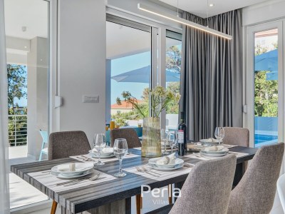 Villa with pool and sea view 80m from the beach KorÄ - Features photo 23