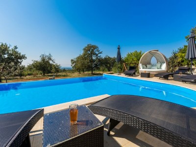 Villa Villa in Deklici mit Infinity-Pool & Meerblick - Outdoor photo 6