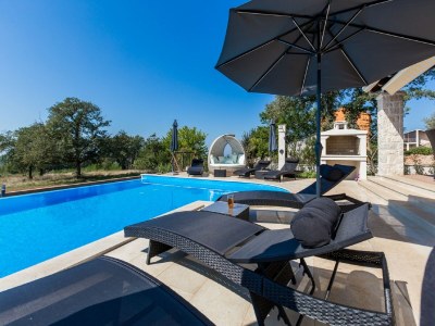 Villa Villa in Deklici mit Infinity-Pool & Meerblick - Outdoor photo 8