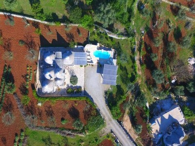 Holiday park Trulli in Valle d'Itra mit Pool und Aussicht - Outdoor photo 18