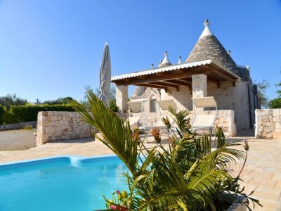 Holiday park Trulli in Valle d'Itra mit Pool und Aussicht - Outdoor photo 21