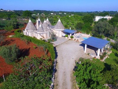 Holiday park Trulli in Valle d'Itra mit Pool und Aussicht - Outdoor photo 23