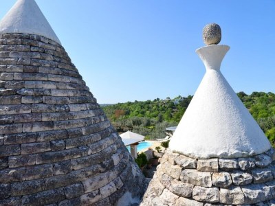 Holiday park Trulli in Valle d'Itra mit Pool und Aussicht - Outdoor photo 29