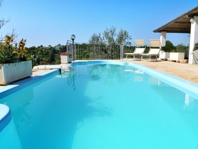 Holiday park Trulli in Valle d'Itra mit Pool und Aussicht - Outdoor photo 31