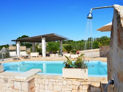Holiday park Trulli in Valle d'Itra mit Pool und Aussicht - Outdoor photo 32