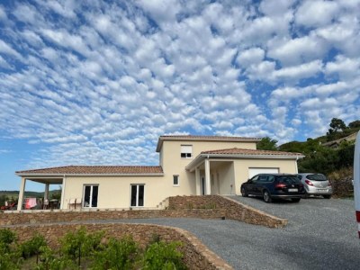 Holiday house Villa l'Esquirol with view and pool - Outdoor photo 3
