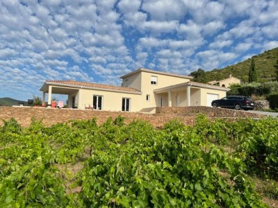 Holiday house Villa l'Esquirol with view and pool - Outdoor photo 8