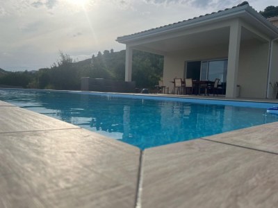 Holiday house Villa l'Esquirol with view and pool - Outdoor photo 10