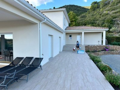 Holiday house Villa l'Esquirol with view and pool - Outdoor photo 14