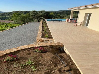 Holiday house Villa l'Esquirol with view and pool - Outdoor photo 17