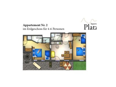 Apartment Wohnung 2, 70 m², 1-6 Personen - Features photo 27