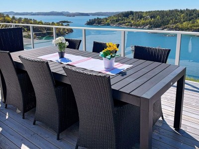 Holiday house 12 person holiday home in Fitjar - Outdoor photo 12