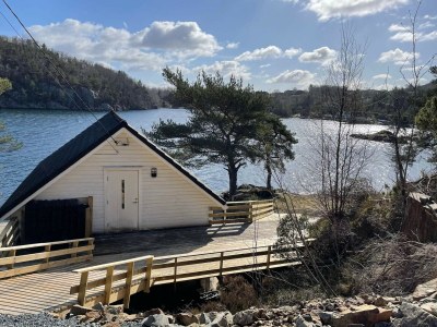 Holiday house 6-Person Holiday Home Rubbestadneset - Outdoor photo 2