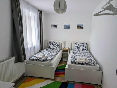 Apartment Haus Im Hochtal-upstairs, small room with 2sngle beds - Features photo 10