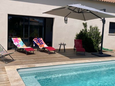 Holiday house Stilvolle Villa in Sainte-Valière - Outdoor photo 7