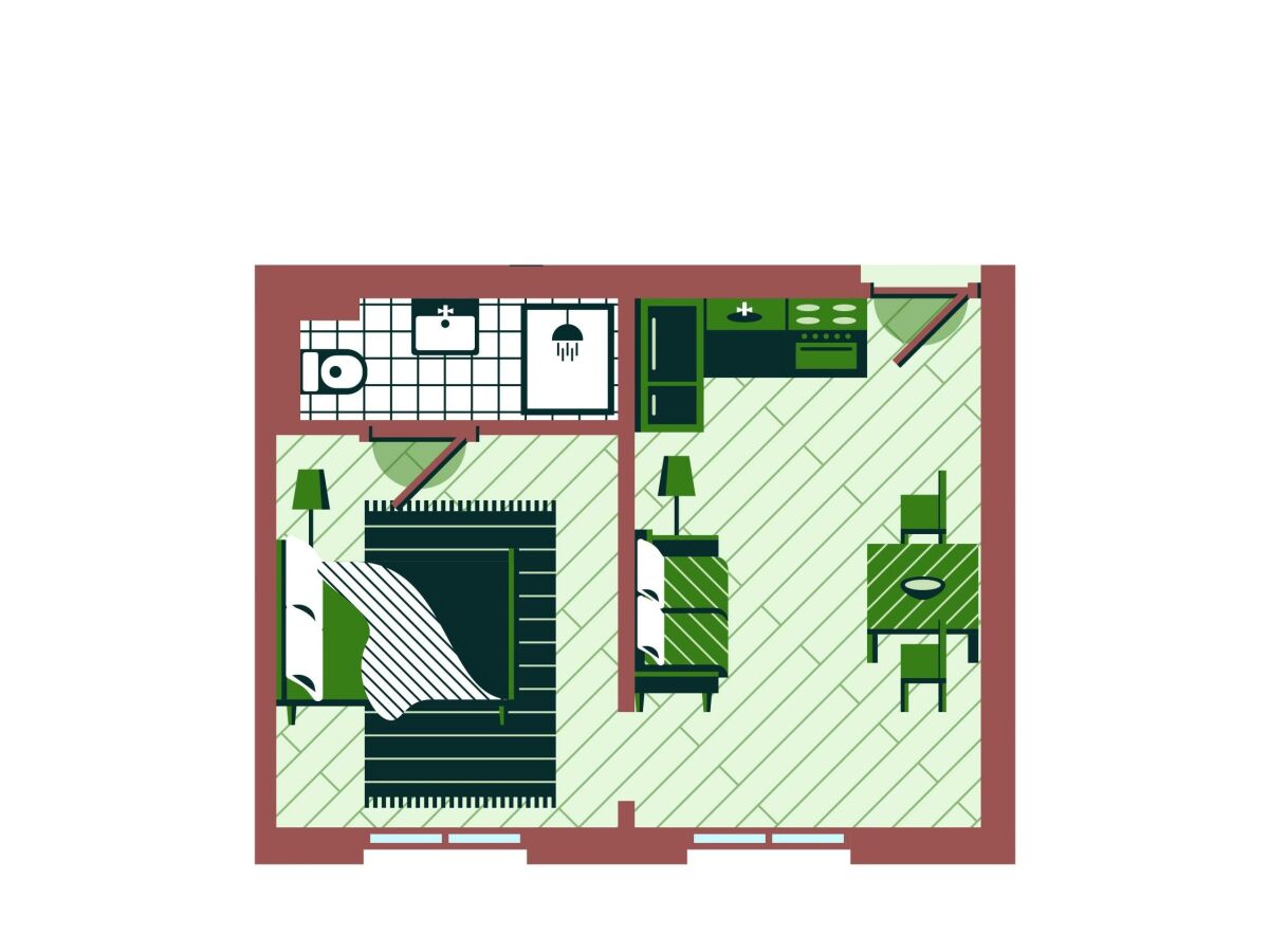 Apartment Ferienwohnung Top 1, 60 m², 4 Personen - Outdoor photo 2