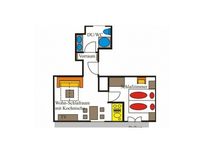 Apartment ApartmentIV/1 Schlafraum/Dusche, WC - Features photo 40