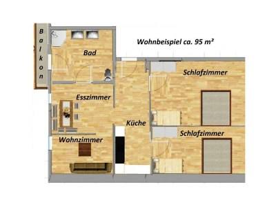Apartment Ap. Top 7 /2 Schlafräume; 1 Wohnschlafr/Dusche, WC - Features photo 18