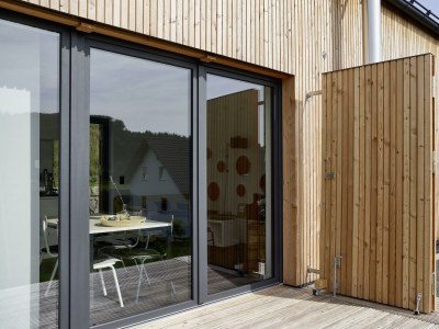 Apartment eifelhausaufzeit, Chalet mit Sauna, seenah - Outdoor photo 4