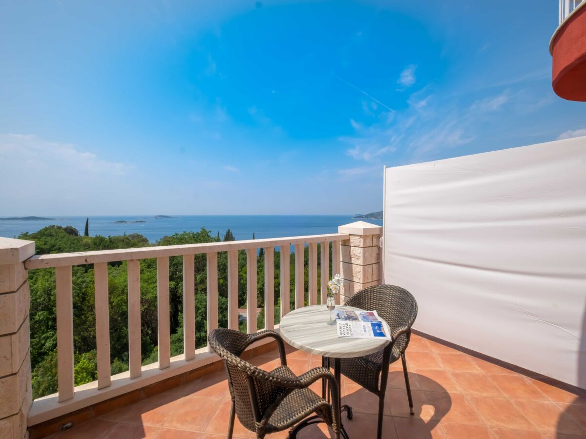 Apartment Villa Panorama Dubrovnik (S1) - Deluxe Double Room with Terrace and Sea View