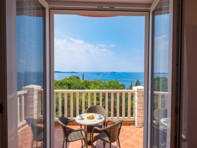 Apartment Villa Panorama Dubrovnik (S1) - Deluxe Double Room with Terrace and Sea View - Outdoor photo 15