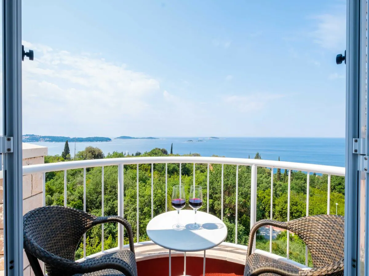 Apartment Villa Panorama Dubrovnik (S2) - Comfort Double Room with Balcony and Sea View