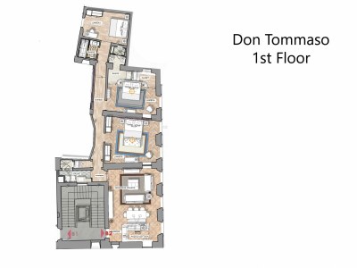 Apartment Don Tommaso - Dimora degli Affreschi Florence - Environment photo 25