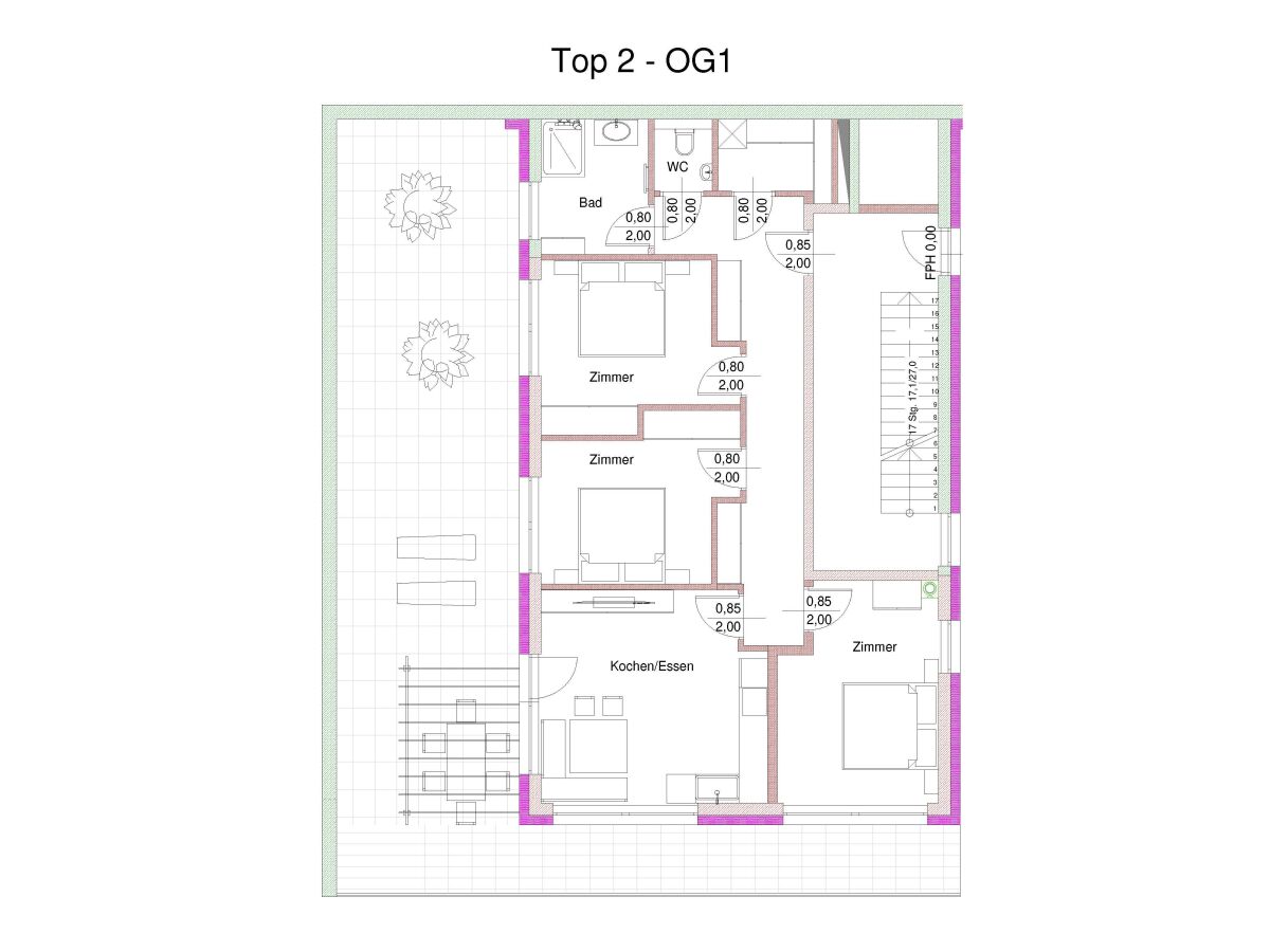 Apartment Ferienwohnung für 4 - 6 Personen - Outdoor photo 2