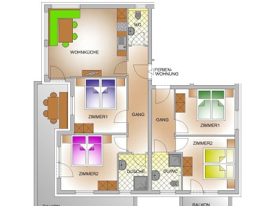 Apartment Familienhaus in Aschau im Zillertal - Apartment