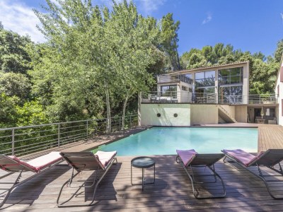 Villa Ousidou (8p) with pool in Avignon in Sauveterre - Villa