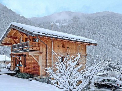 Chalet Chalet in Moulin with Sauna & Stunning Views - Outdoor photo 9