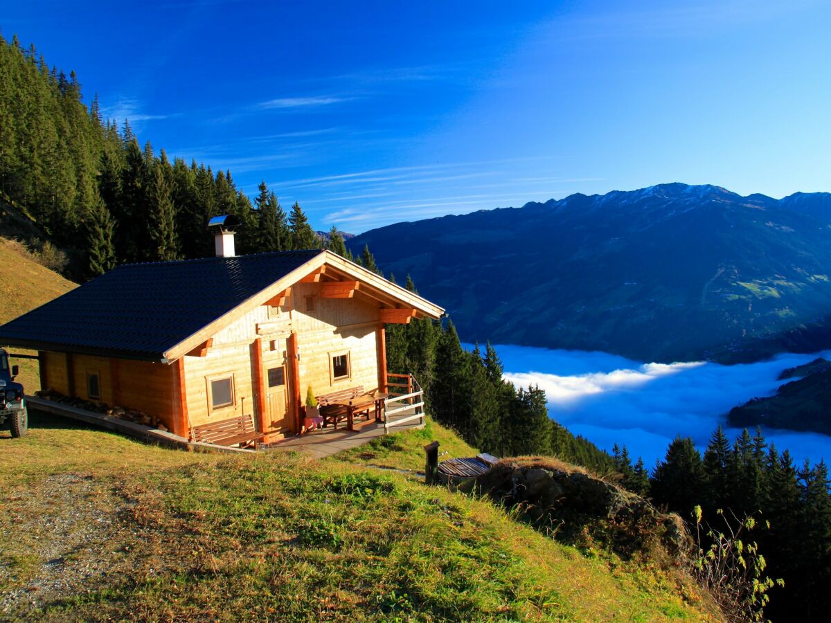 Chalet Almhütte Nase auf 1700m im Zillertal