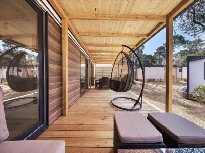 Holiday park Mobile homes in Camp Soline at Biograd, with sand - Outdoor photo 2