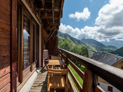 Apartment Wohnung in Saint-Sorlin mit Bergblick - Outdoor photo 2