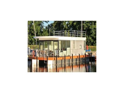 House boat Hausboot in Ueckermuende in Western Pomerania - House boat