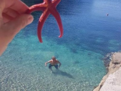 Apartment Apartments Franka Saplunara-Twin Room with Terrace and Sea view  No1 - Outdoor photo 11