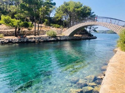 Apartment Apartments Franka Saplunara-Twin Room with Terrace and Sea view  No1 - Outdoor photo 12