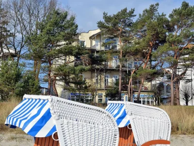 Apartment Stranpromenade - 1. row at the sea incl. beach chair in Ostseebad Binz - Apartment