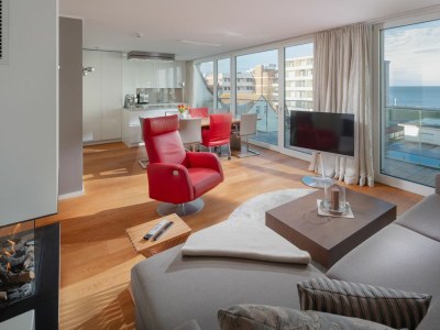 Holiday apartment Meerblick-Penthouse "Sonnenseite" in der Villa van Halem in Norderney - Holiday apartment